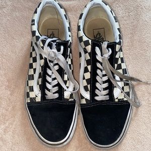 Checkered Old School Vans